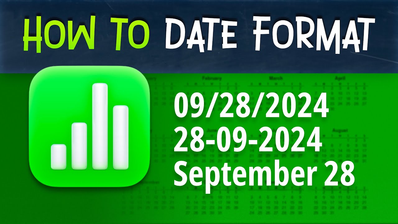 How To Change Date Format in Apple Numbers