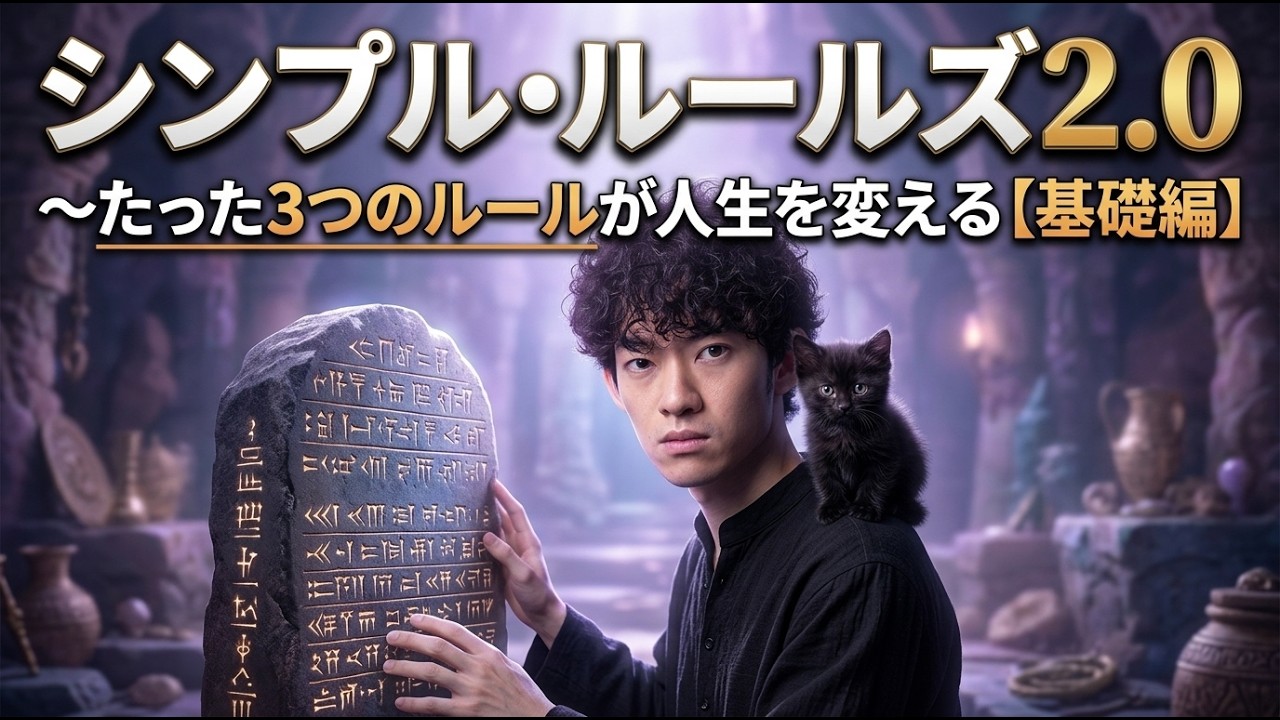 人生が変わるマイルールの作り方【シンプルルール2.0〜Dラボ無料版】