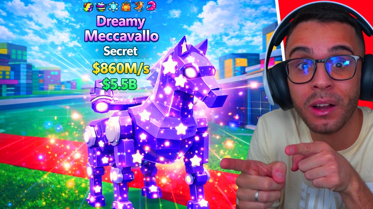 HO IL NUOVO BRAINROT MECCAVALLO RARISSIMO su STEAL a BRAINROT!!