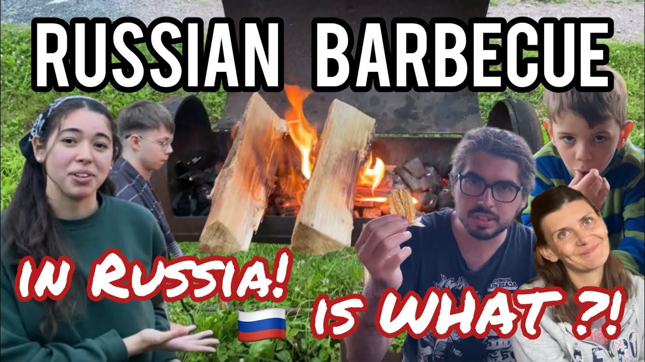Would YOU Eat this RUSSIAN BARBECUE ?! In Karelia, Russia!
