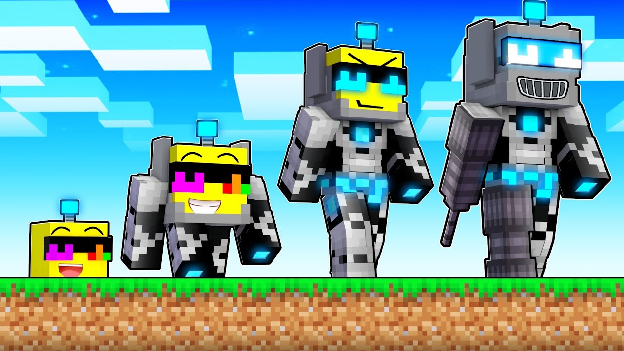 EVOLVING as a ROBOT in Minecraft!