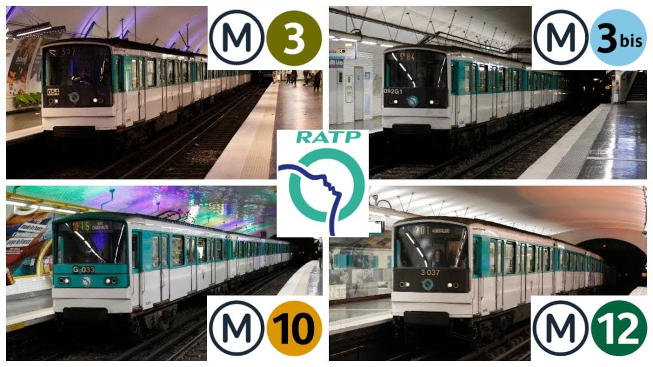 [RATP]Les MF67 du Métro Parisien #metroparisien #ratp #mf67 