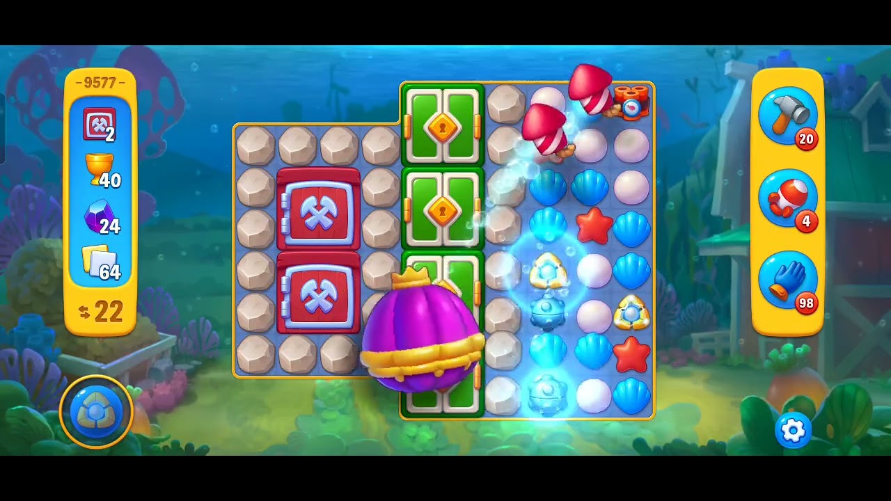 Fishdom level 9571 to 9585 / niveau 9571 au 9585