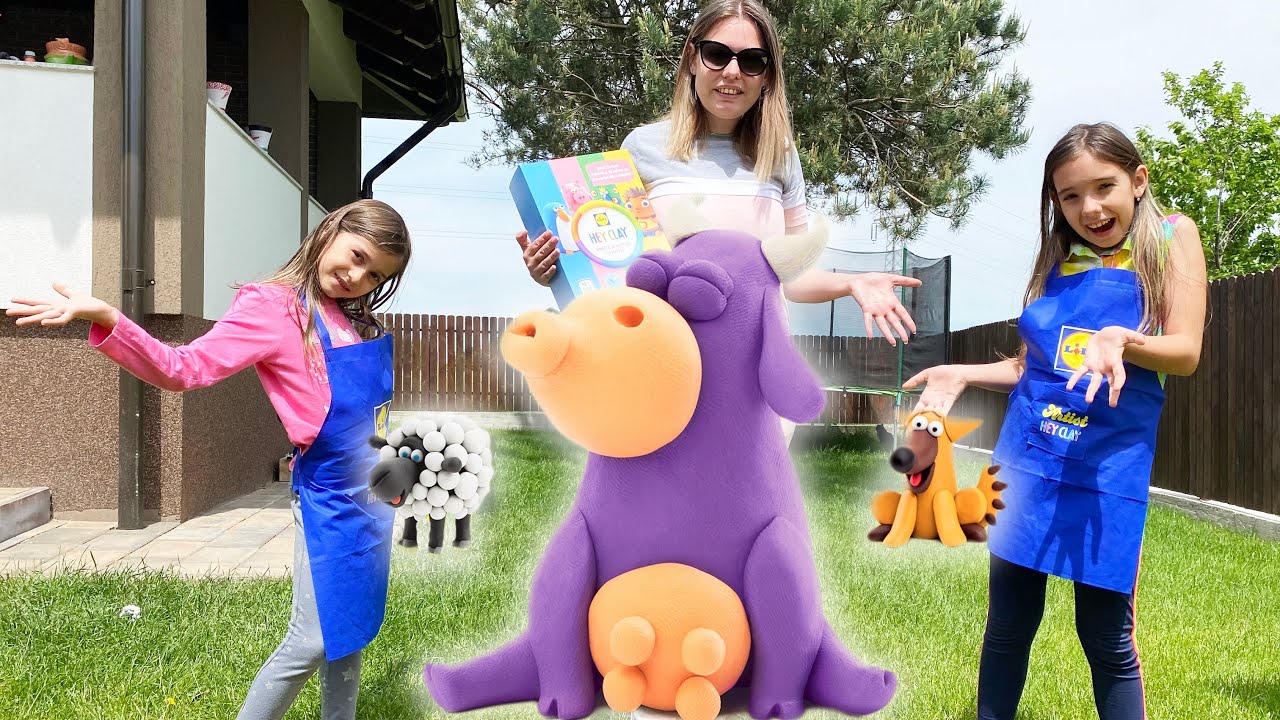 Modelăm ANIMALE DOMESTICE și PĂSĂRI cu Hey Clay