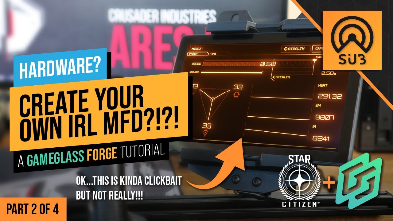 GameGlass Forge: Ваш собственный IRL MFD | Руководство по оборудованию Star Citizen