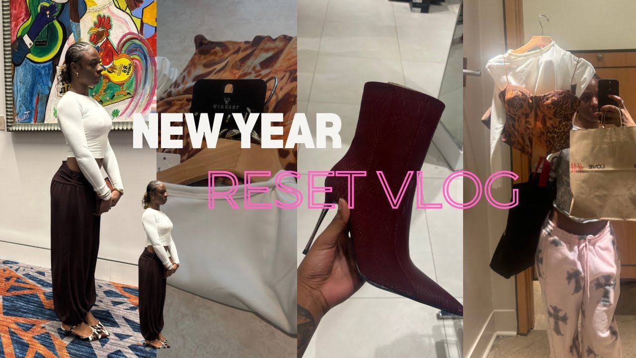 2026 RESET VLOG l shopping, goal setting, gym days, real life errands & events 
