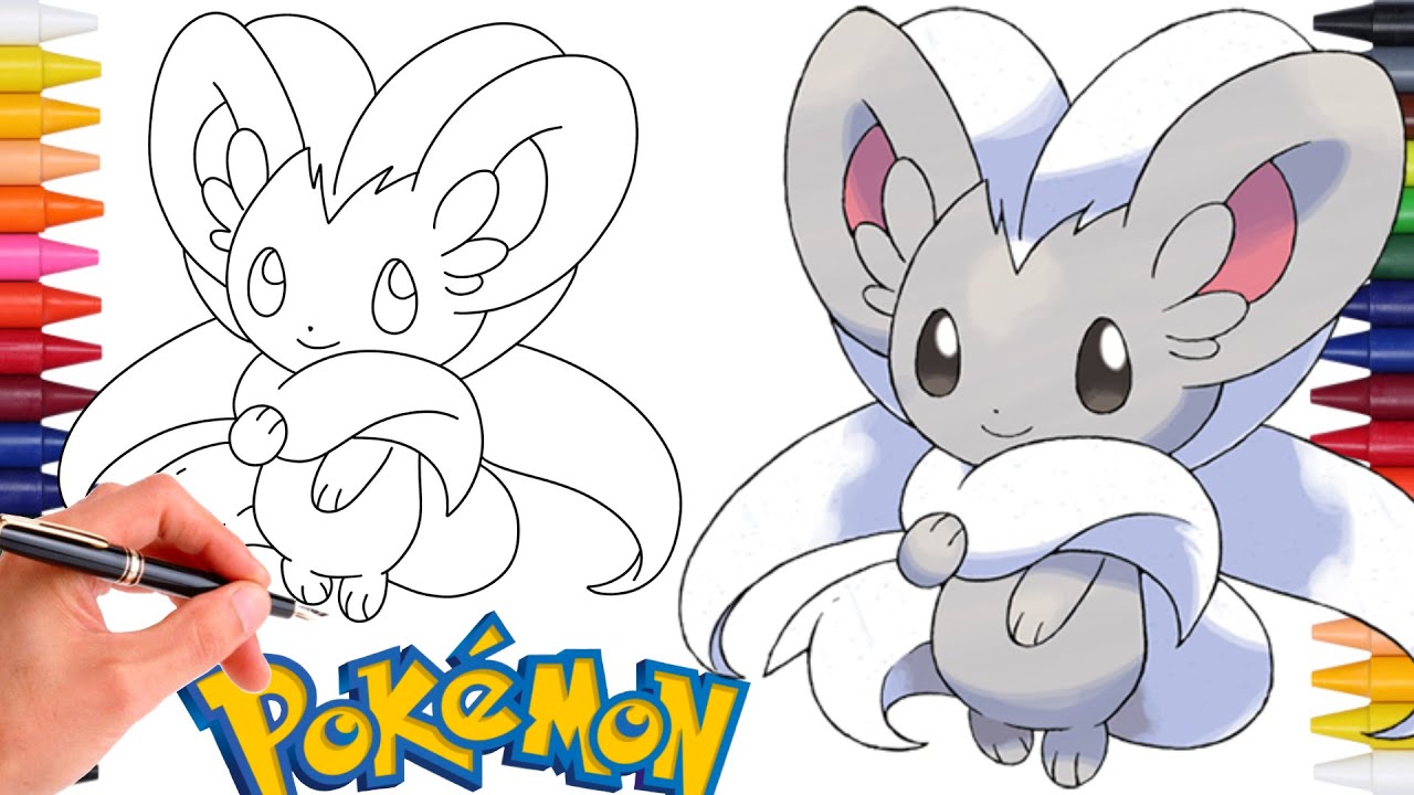 Comment Dessiner LE POKÉMON PASHMILLA (Cinccino) #573 | Génération 5