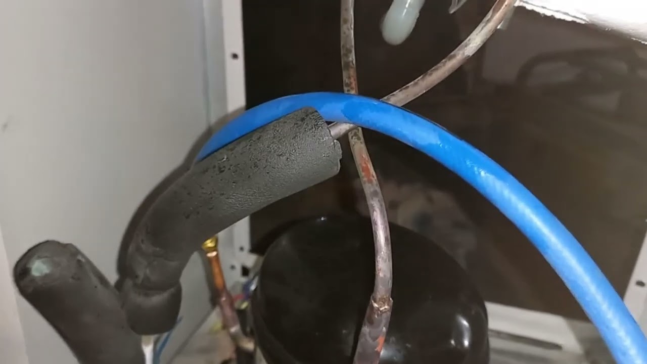 اصلاح براد الماء المنزلي تبديل كمبريسر