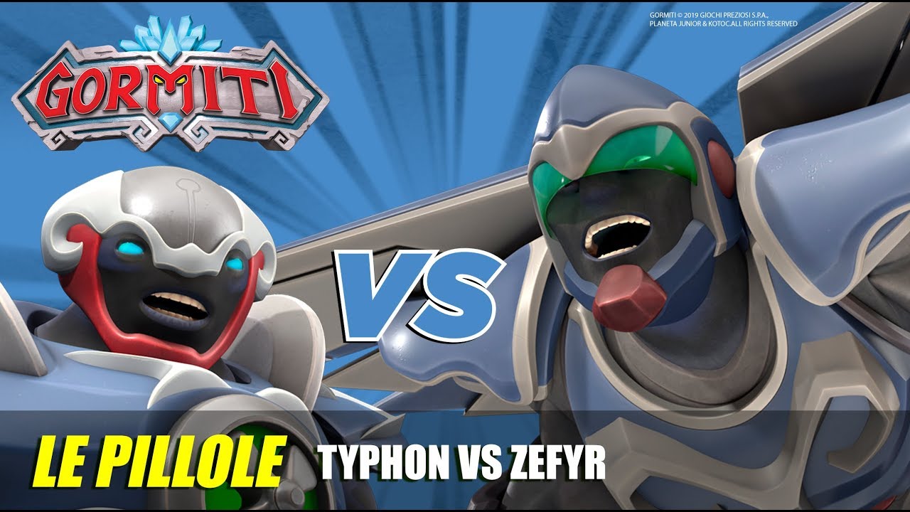 Gormiti | Le Pillole: Typhon Vs Zefyr