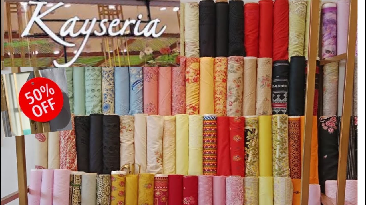 Kayseria flat 50% off on entire summer stock 2025