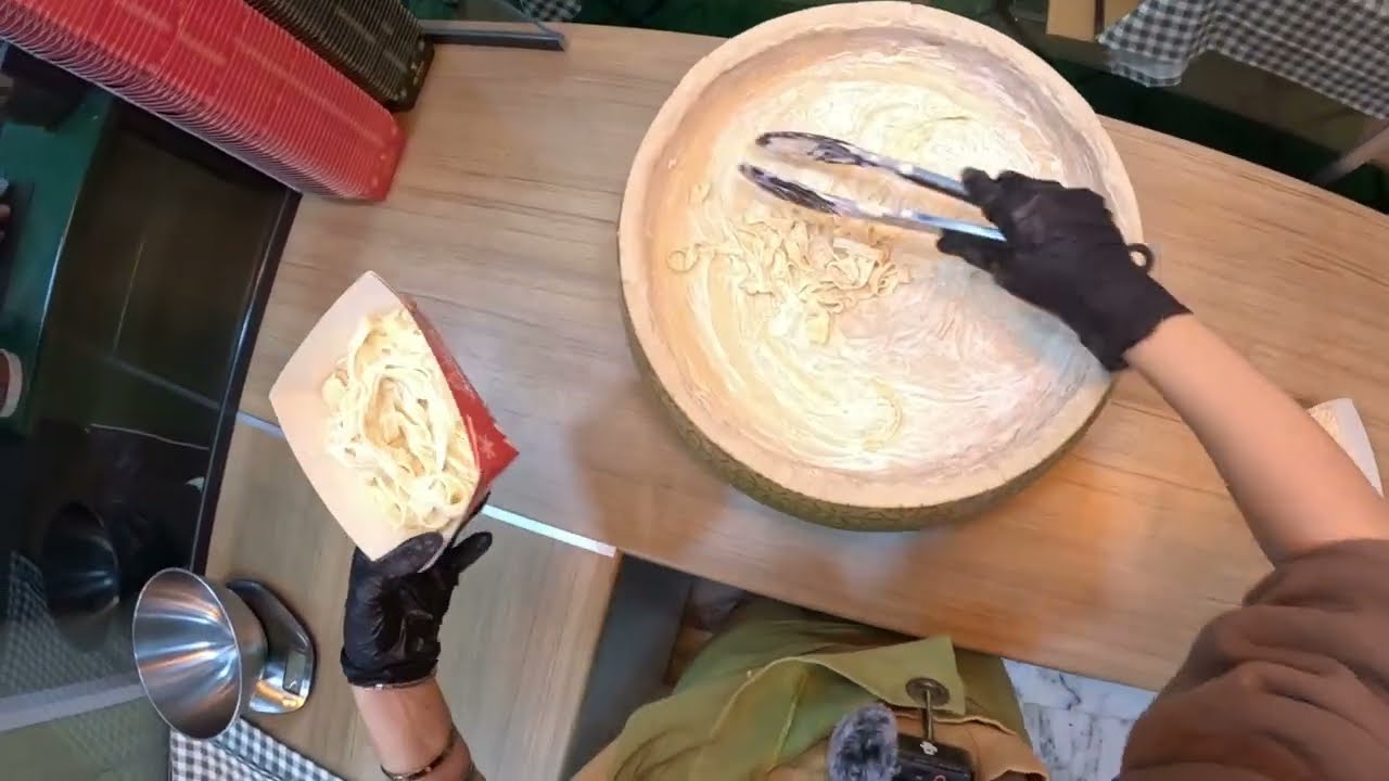 Parmesan Tekerinde Makarna Nasıl Yapılır?🍝