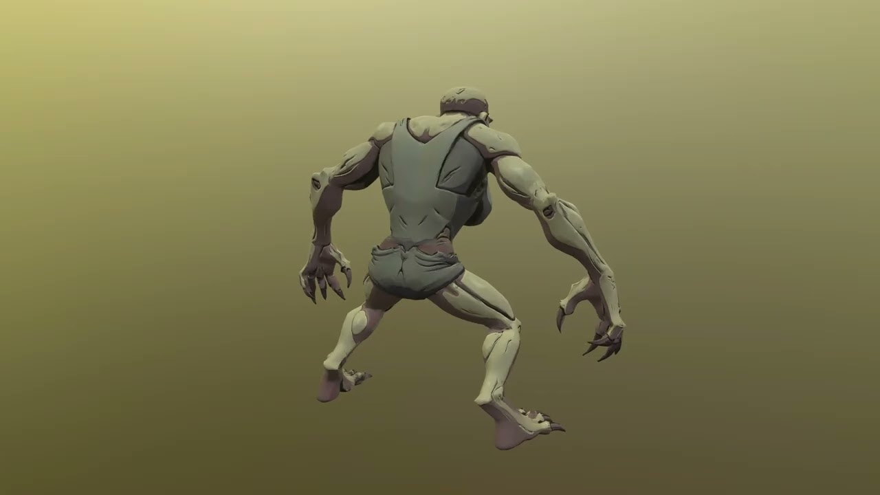 Low Poly Stylized Undead Noblewoman   PBR