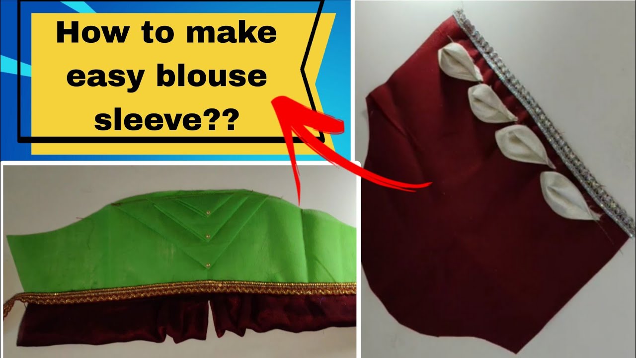 Two sleeve designs, one video 😍Upgrade your blouse look with these stylish sleeves ✂️