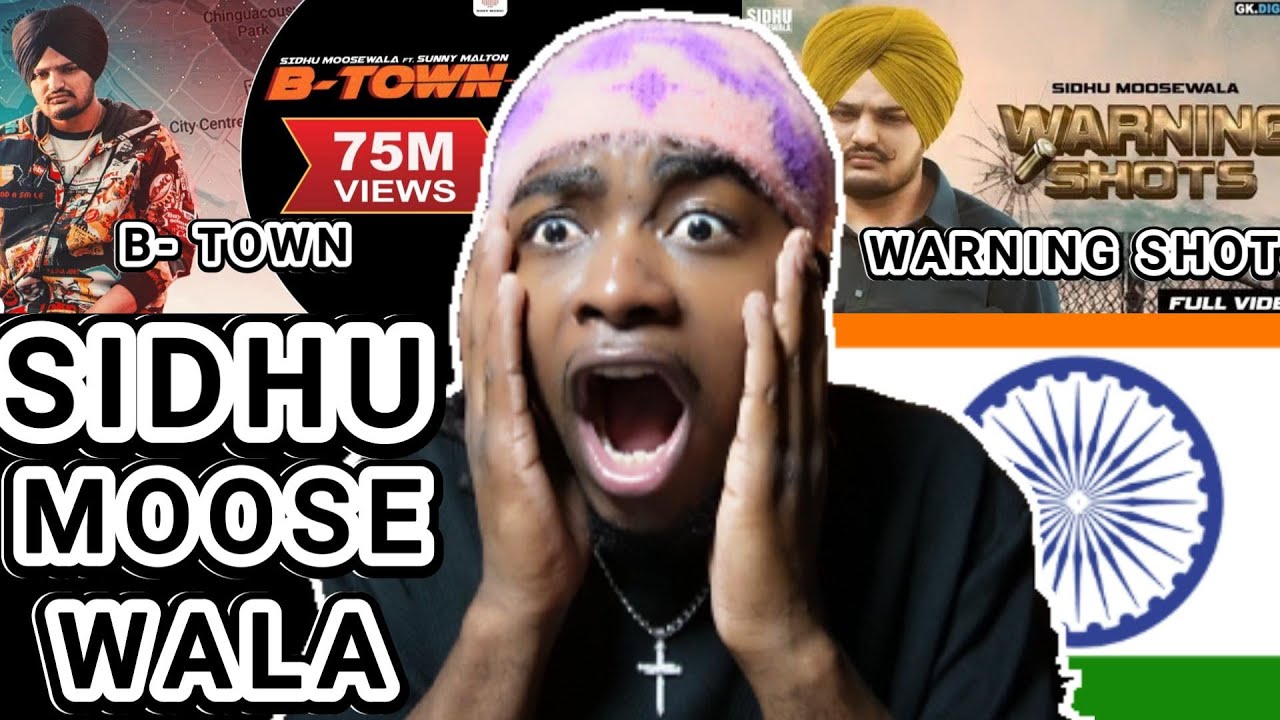 NONE INDIAN REACTS TO!! 🇮🇳SUDHU MOOSE WALA - B-TOWN & WARNING SHOTS ft SUNNY MALTON (REACTION!!)
