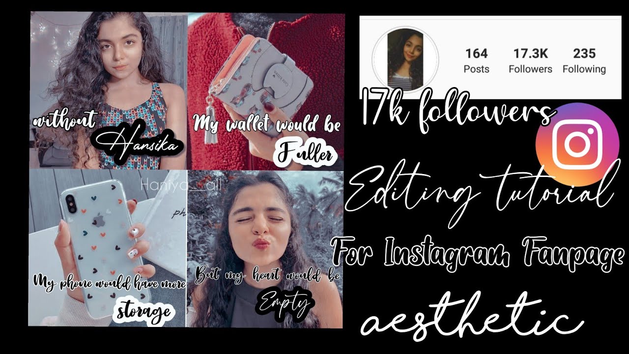 Editing tutorial for Instagram fanpage | Easy aesthetic editing | alllqueen