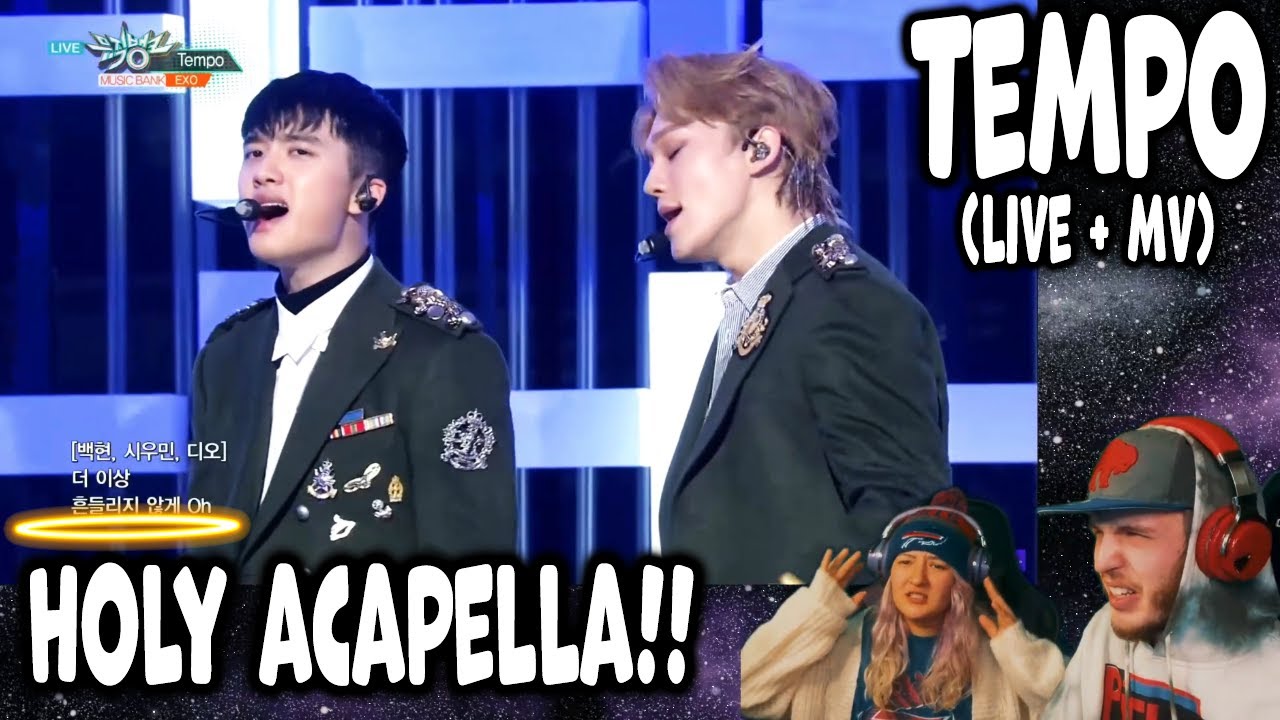 EXO - TEMPO MV + LIVE (REACTION W/ LYRICS!)