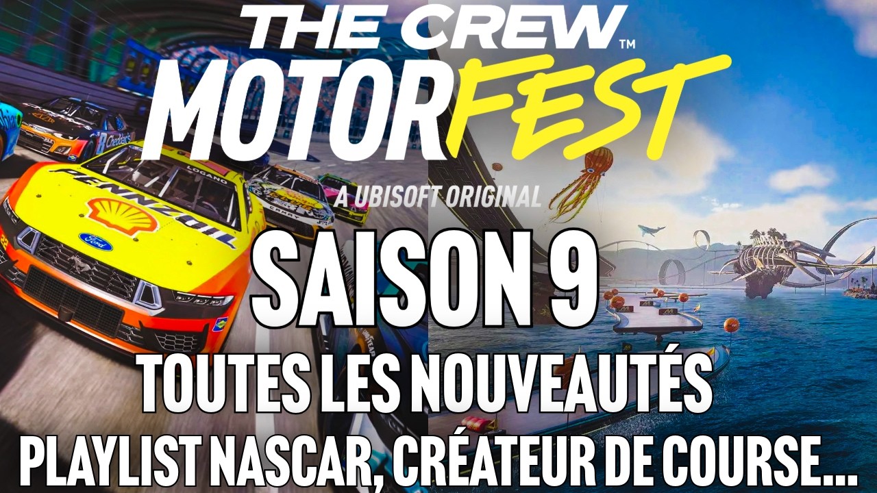 THE CREW MOTORFEST Saison 9 : NASCAR et Créateur de Course, grosse mise à jour !