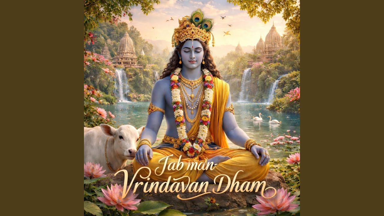 जब मन वृंदावन धाम। भक्ति से भरा सुबह...