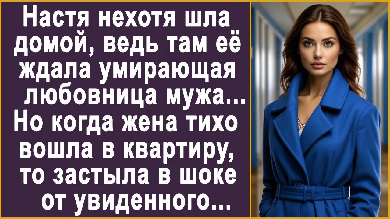 Настя нехотя шла домой, ведь там её ждала любовница мужа  Но когда жена вошла в квартиру
