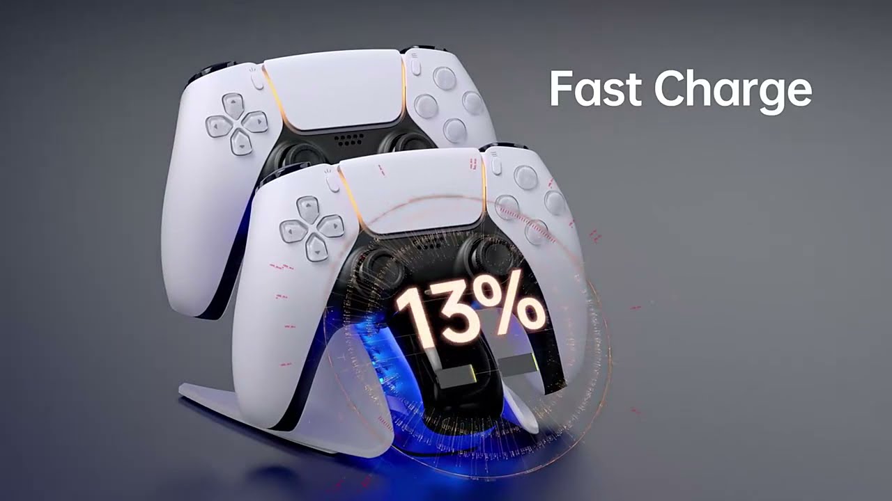 Dual Controller Charger For PS5 Charging Dock Station