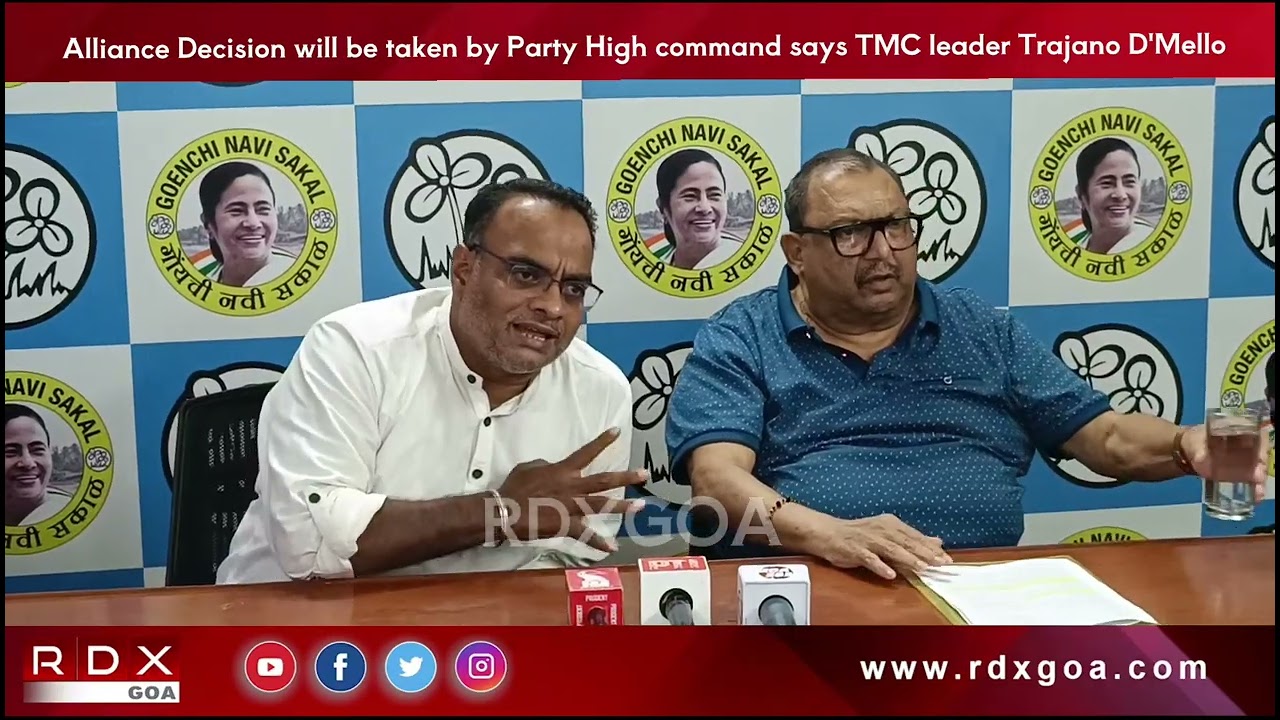 Alliance decisions will be taken by high command says TMC leader Trajano D'Mello