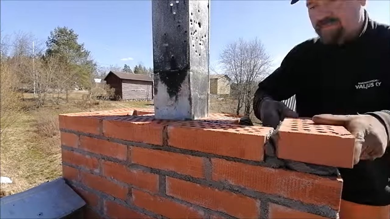 savupiipun korjaus rantasaunalla