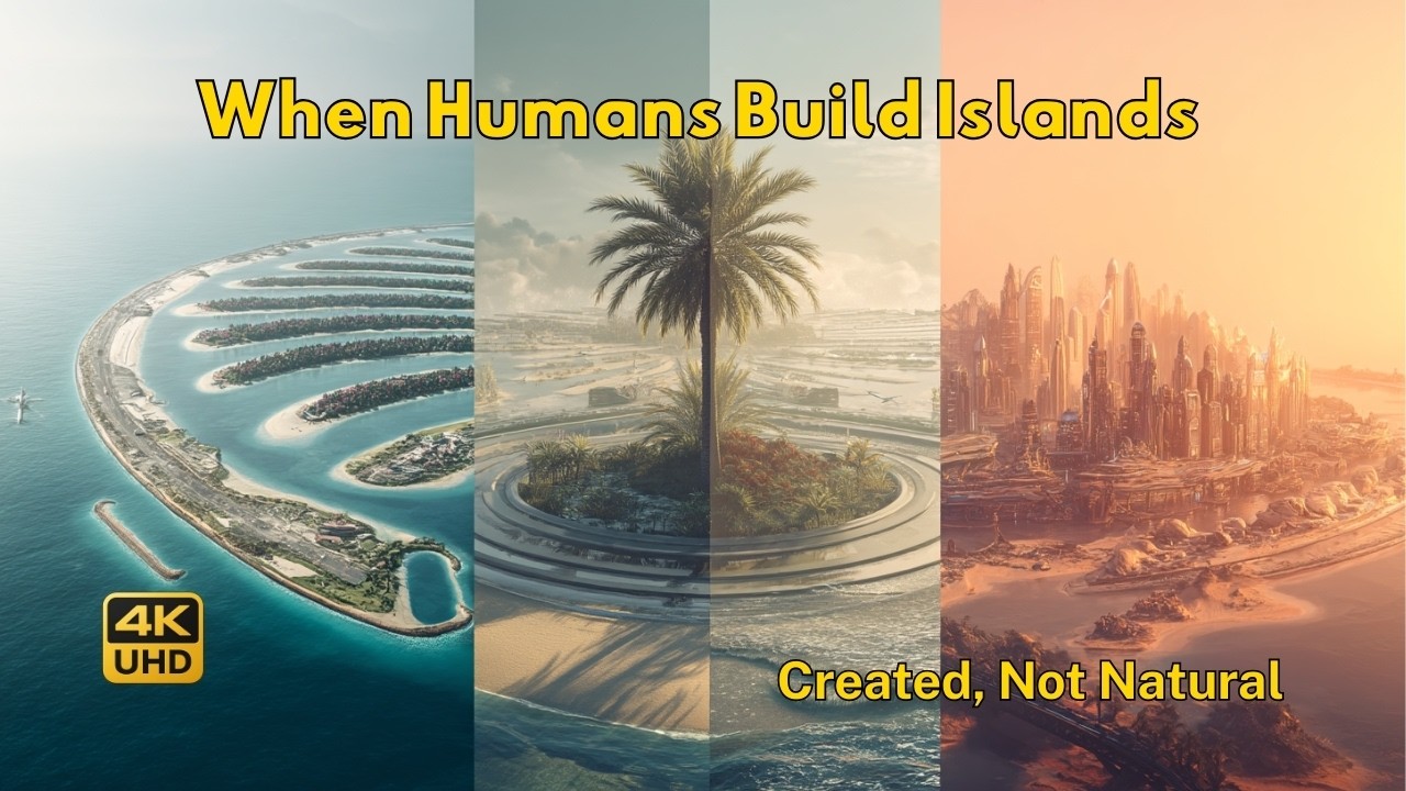 Islands That Are Actually Man-Made (4K) ✨ | Incredible Engineering Wonders