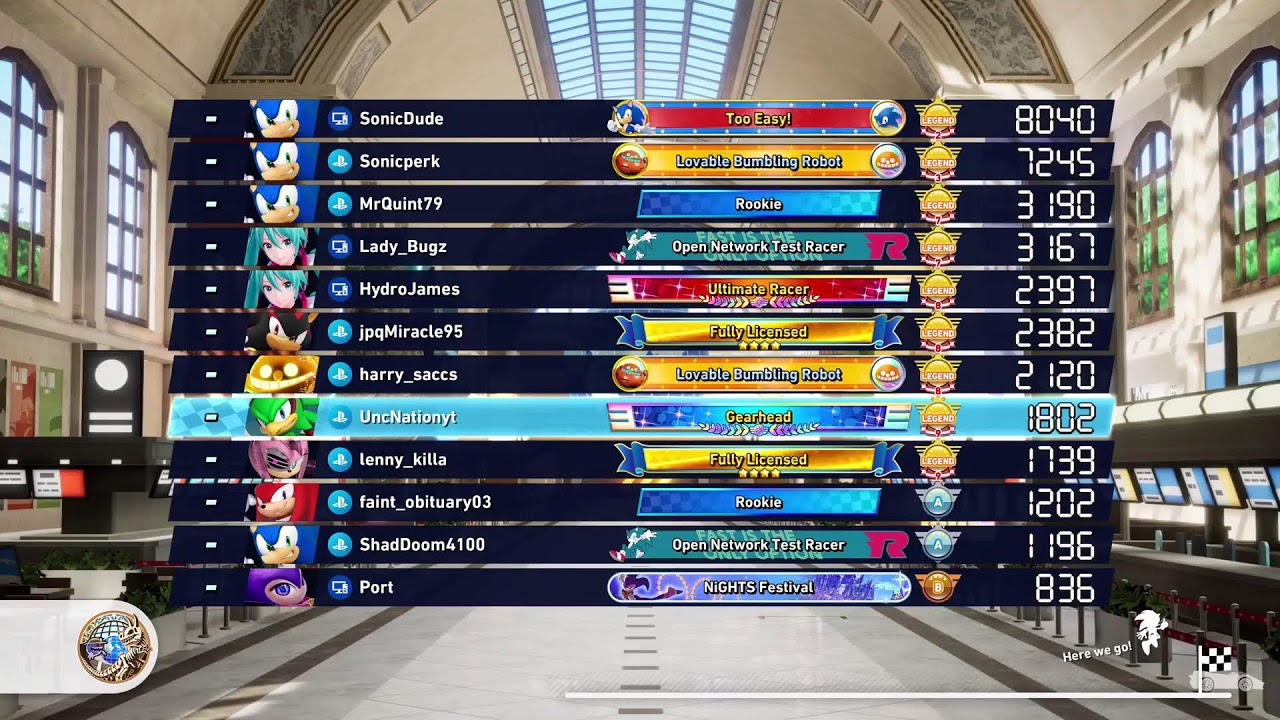 SONIC RACING CROSSWORLDS!!! PULL UP!!!
