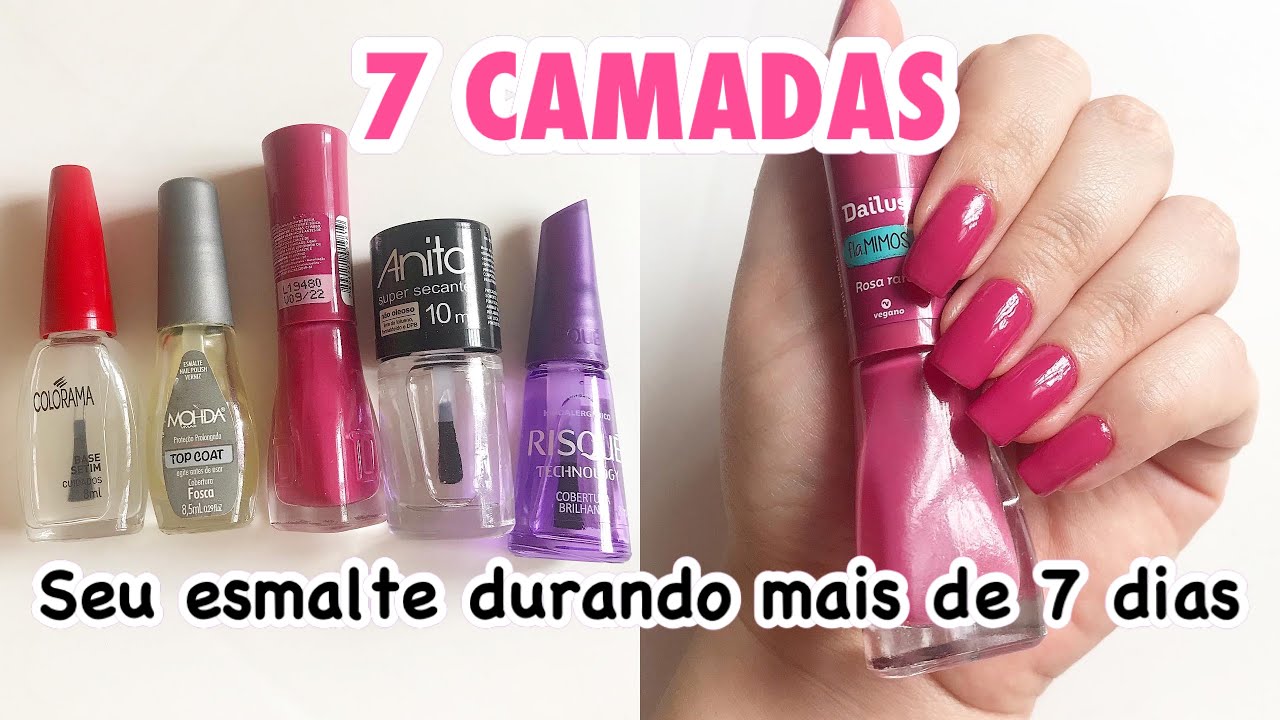 Testei as 7 camadas da Unha Bonita!
