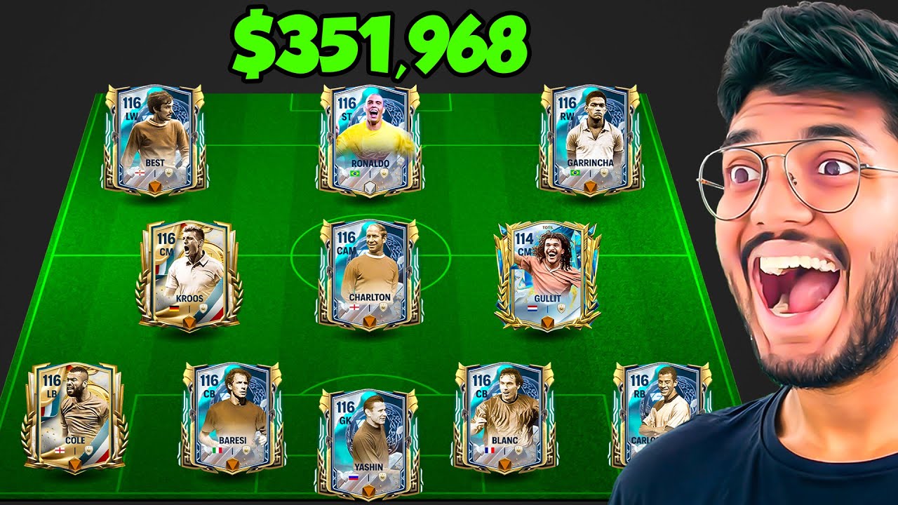 Most Expensive Icons Team in FC MOBILE! 