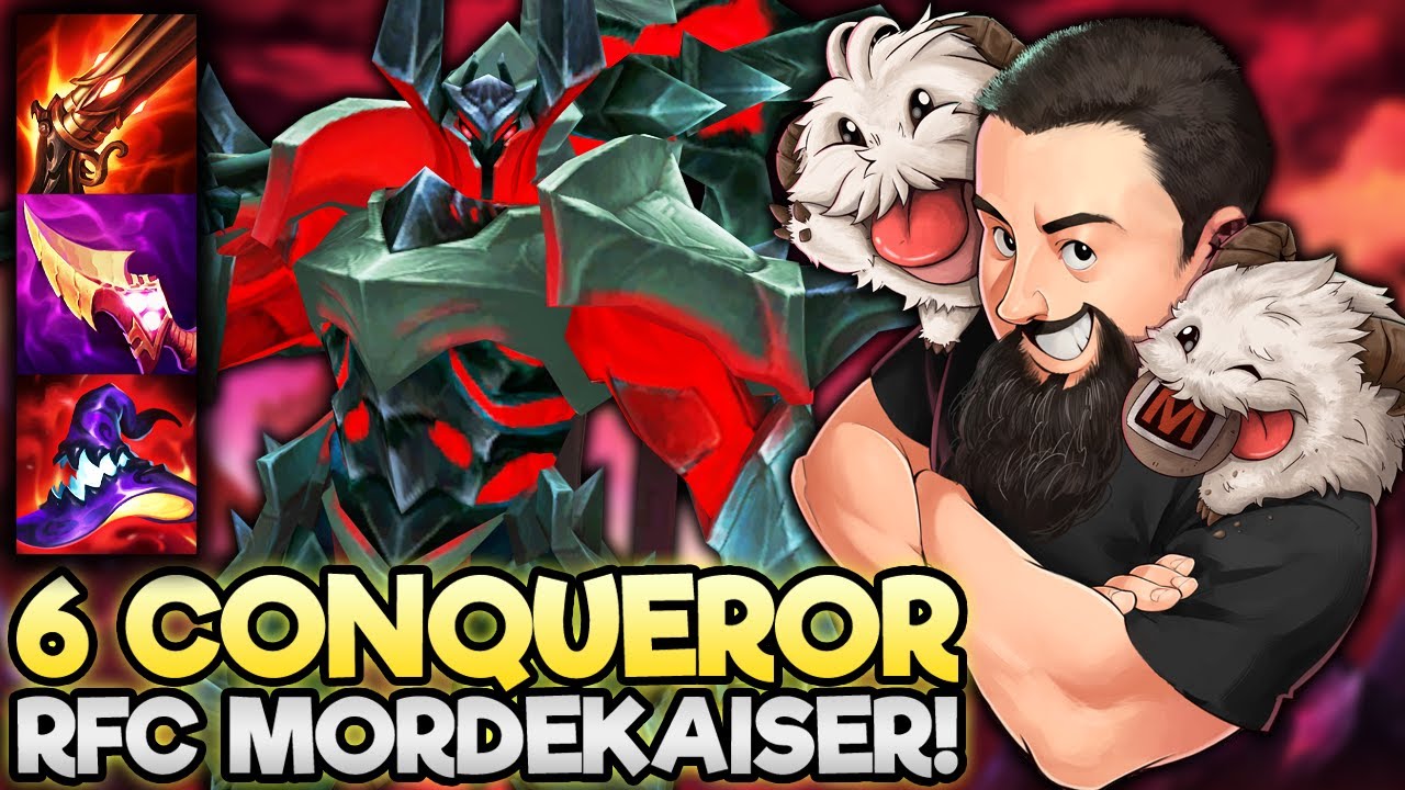 6 Conqueror - Mordekaiser Bonks From Across the Board!! | TFT Into the Arcane | Teamfight Tactics