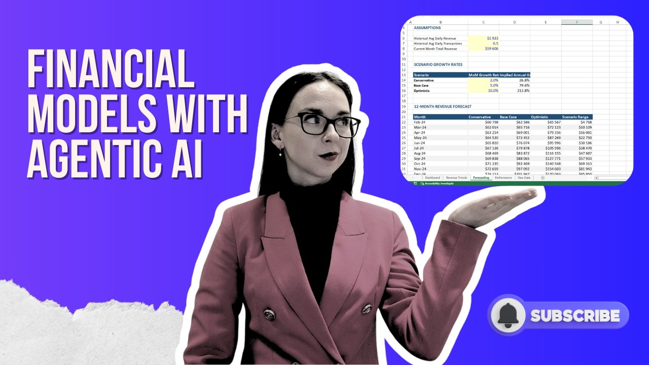Create Financial Models In Excel With AI Agents - Agentic AI in Finance Is Here - Excel Agent Mode