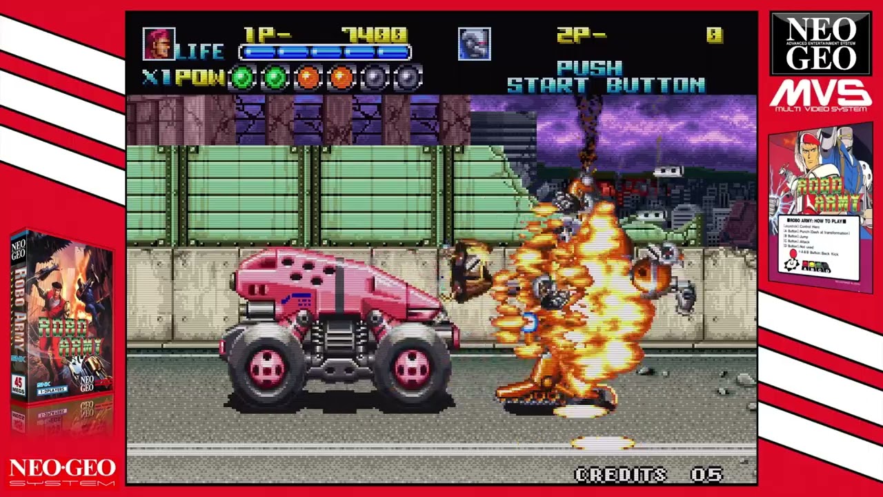 Robo Army - Arcade - LongPlay - SNK - 1991