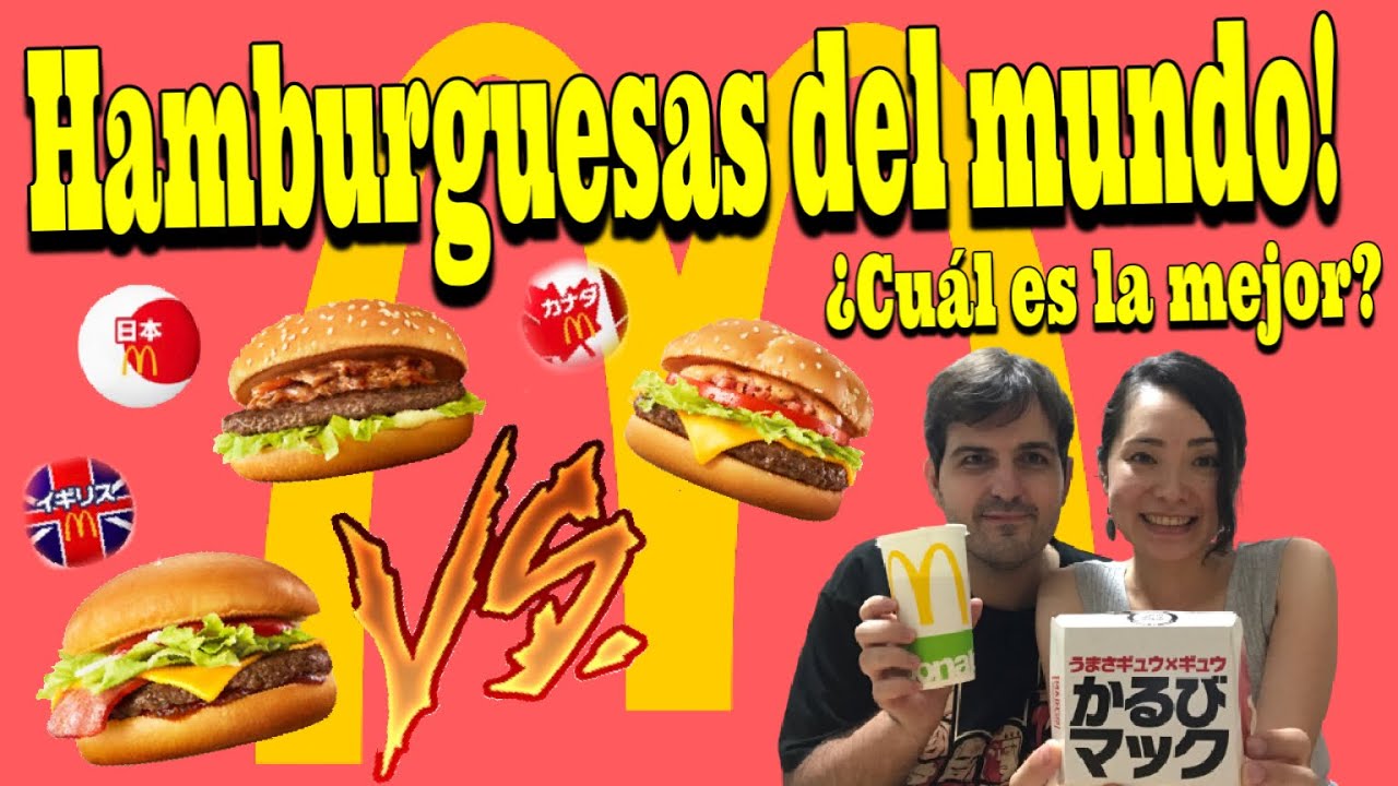 Hamburguesas del mundo! probamos las nuevas hamburguesas de Mac Donald's Jap&oacute;n. &iquest;Cu&aacute;l es la mejor?