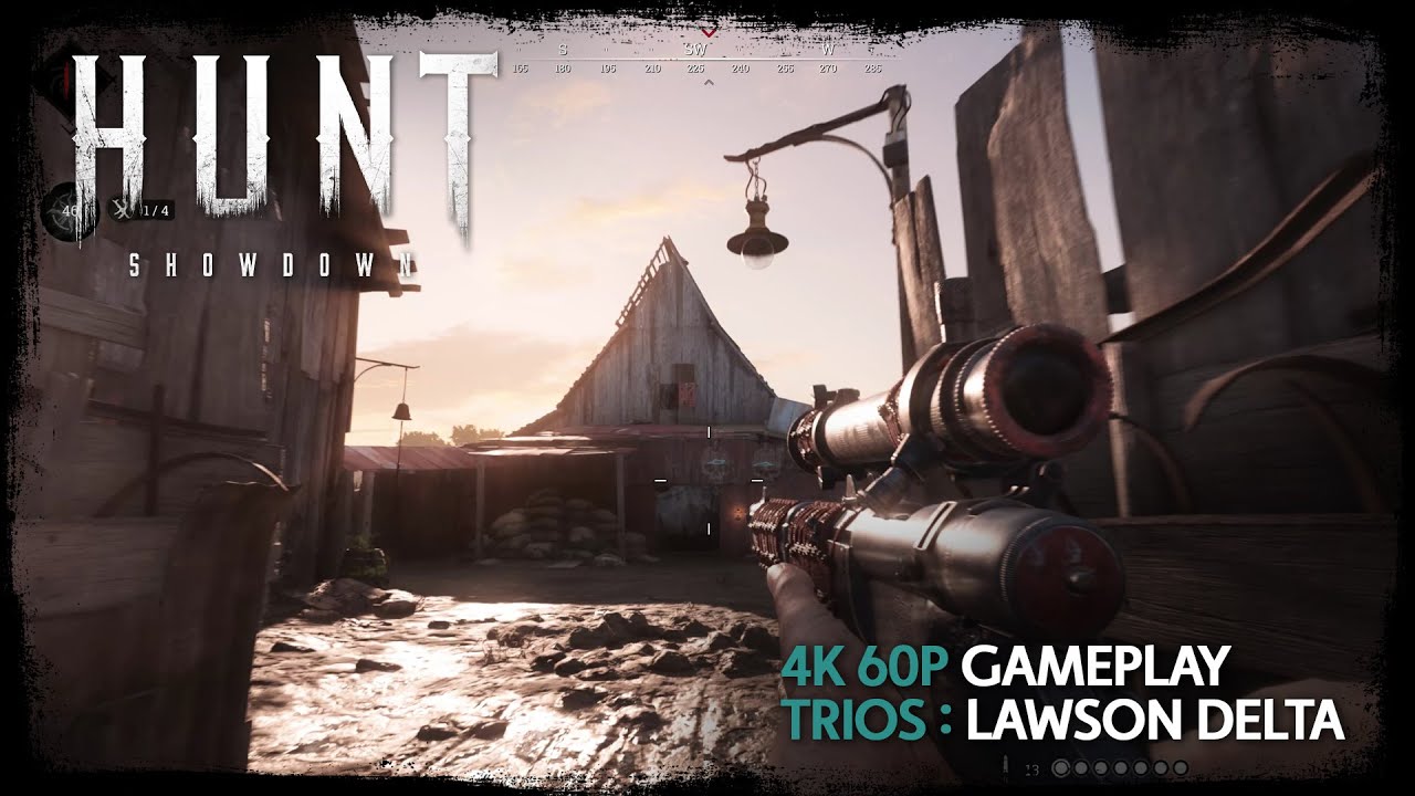 Hunt Showdown 4k 60p PC Ultra - 'Lawson Delta - Salters Pork Battle' Ft ManVsGhost & OllieBollie