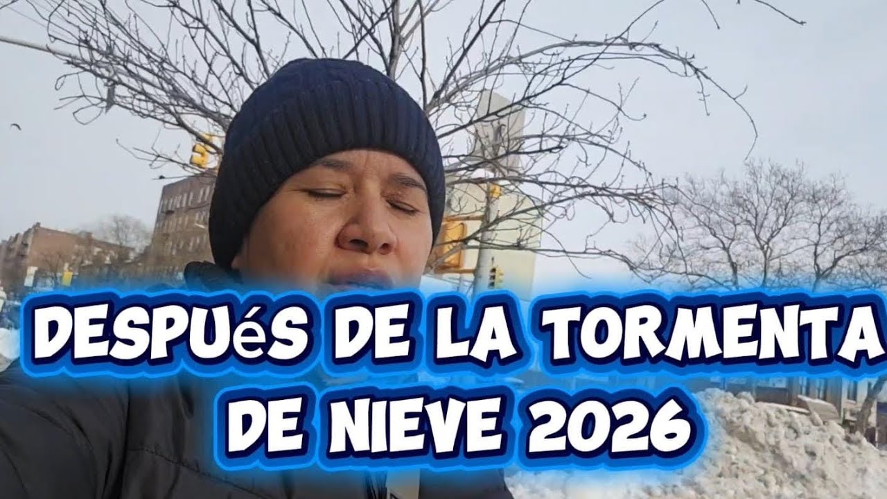 Sobrevivimos a la Tormenta de Nieve ❄️ Mira Cómo Quedó Todo.