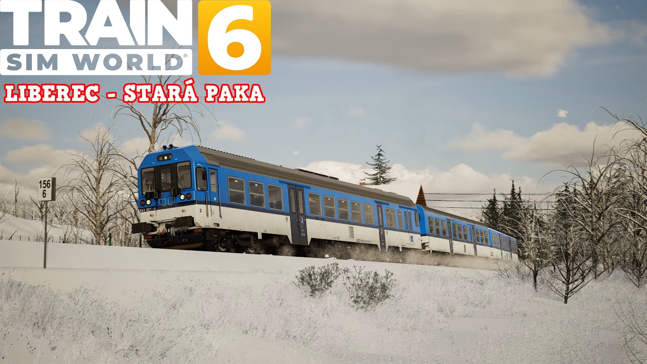 LIBEREC - STARÁ PAKA - TRAIN SIM WORLD 6 [🔴 STREAM]