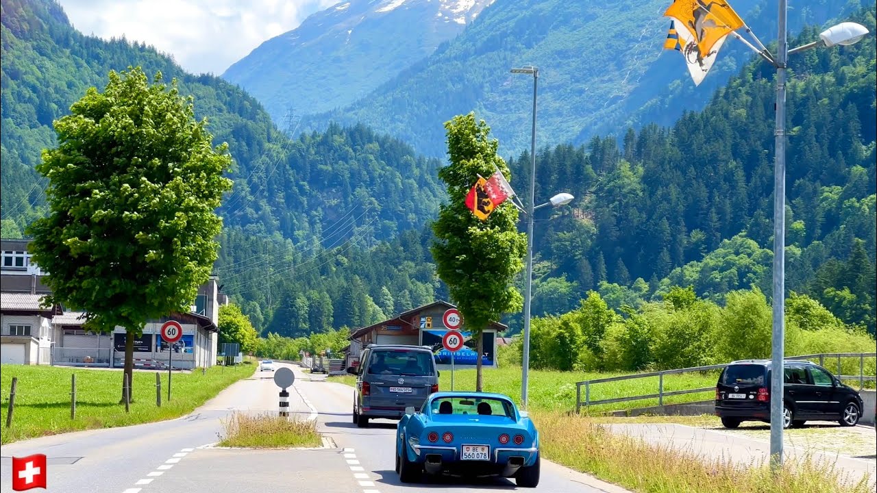 Driving in Switzerland🇨🇭Gelmerbahn / Amazing swiss road  to Gelmerbahn / Swiss Trip [4K]