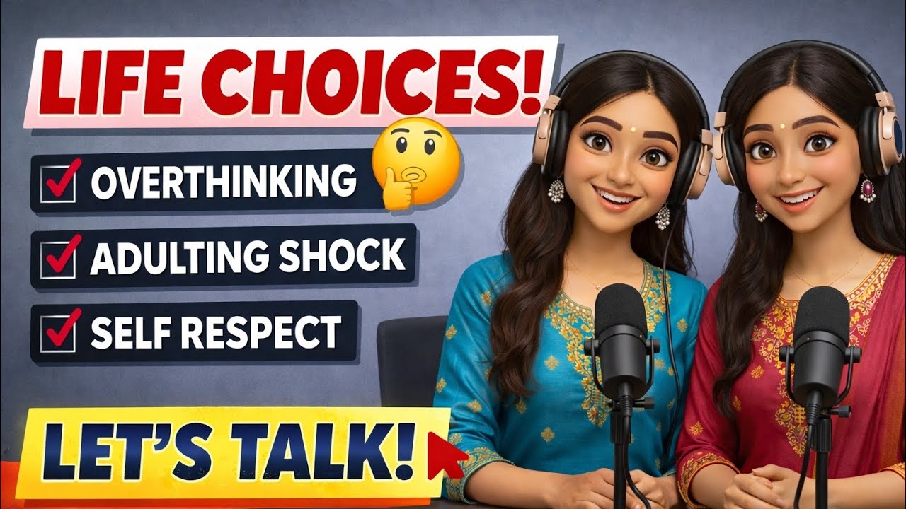My first podcast|Life Choices, Overthinking & Adulting Shock | Real Talk Podcast 🎙️