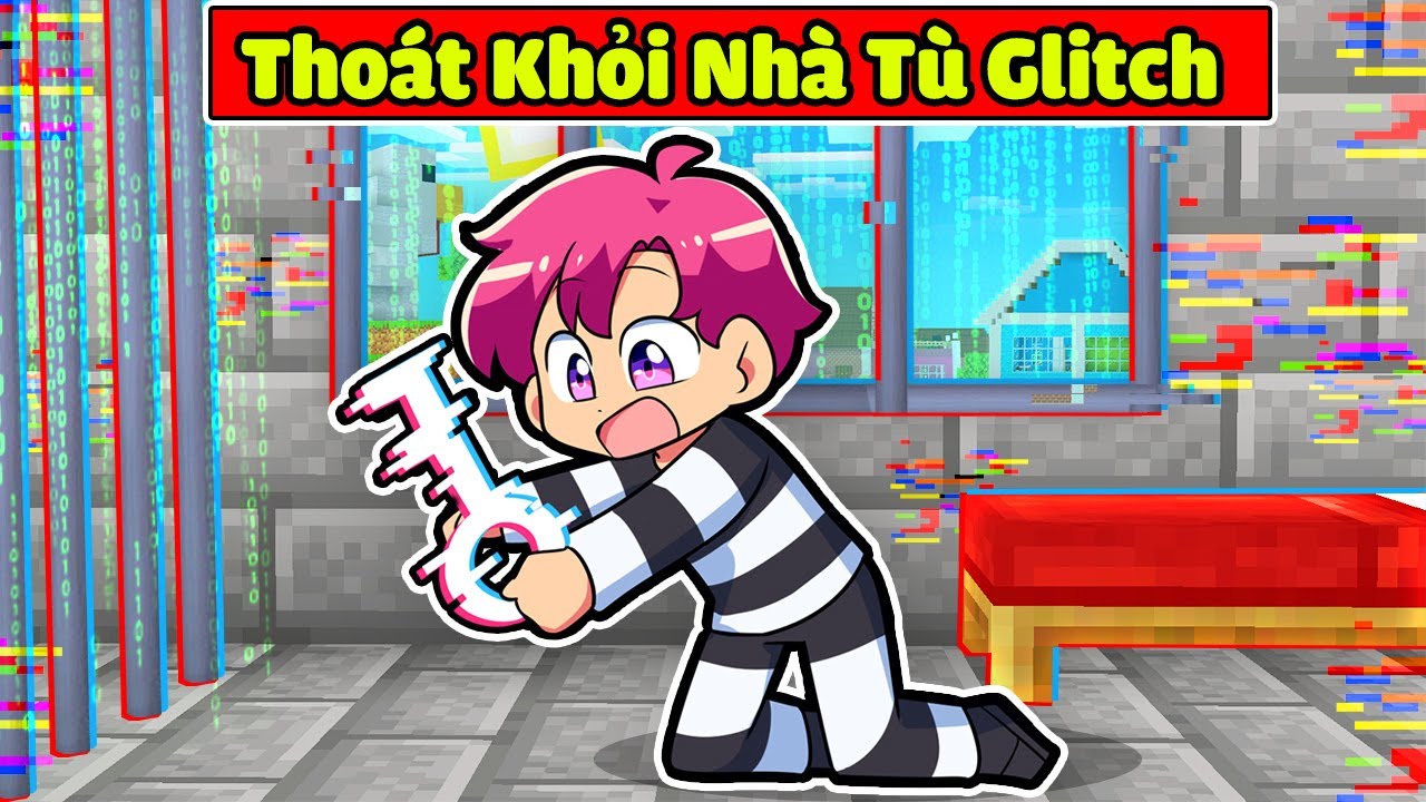 HIHA CÙNG SINH TỐ TEAM THOÁT KHỎI NHÀ TÙ GLITCH TRONG MINECRAFT*HIHA THẢM HỌA GLITCH TẬP 3 👾