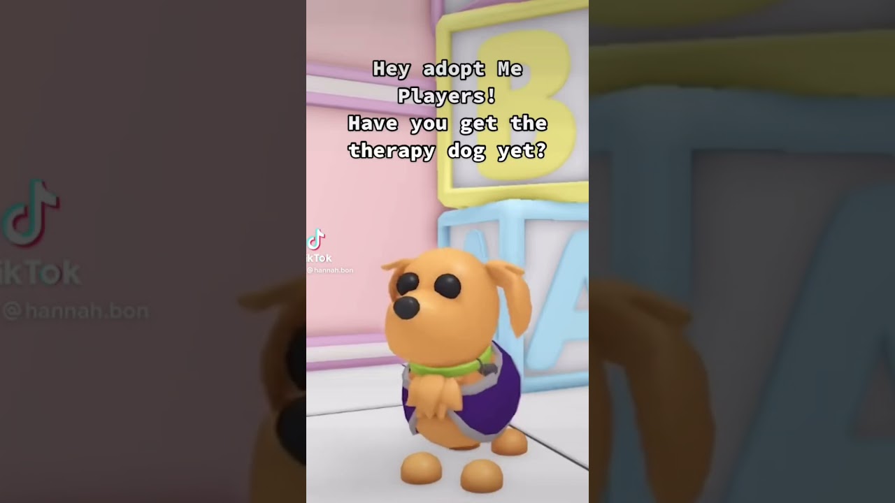 Adopt Me Players!! Have you get the therapy dog yet? #shorts