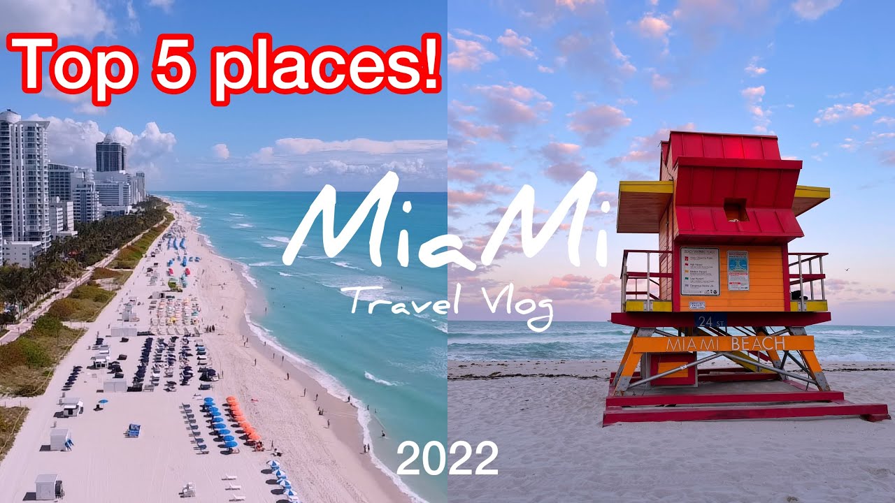 فلوق ميامي٢٠٢٢🌴|miami south beach |افضل ٥ اماكن زرتها #miami #usa #southbeach #vacation #summer2022