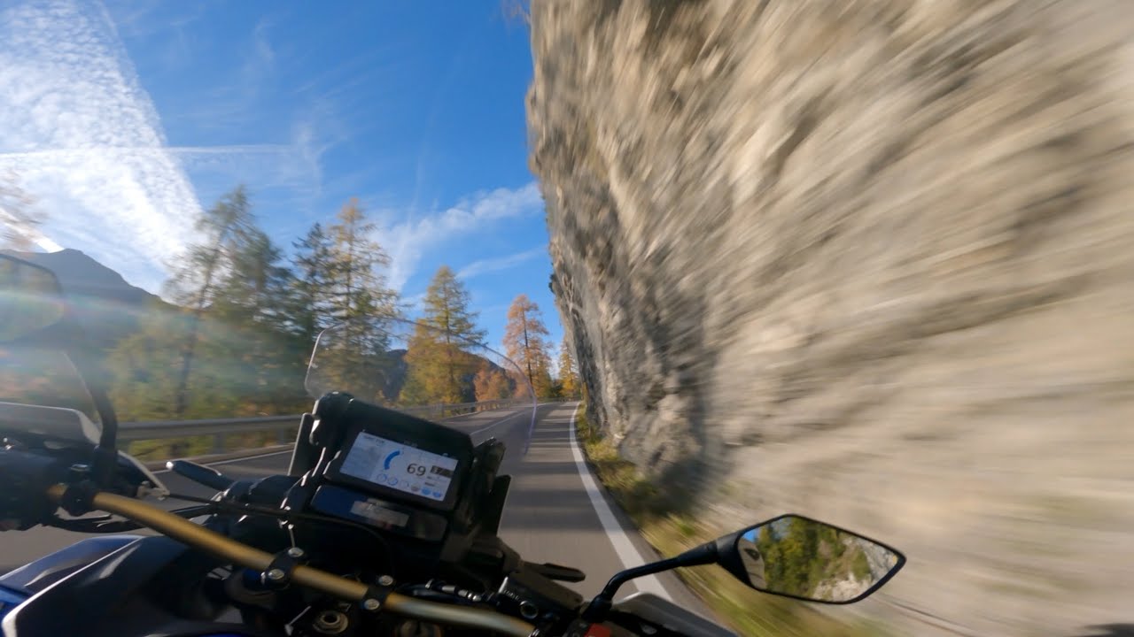Salita al Passo Giau - Africa Twin DCT [RAW Onboard HD]