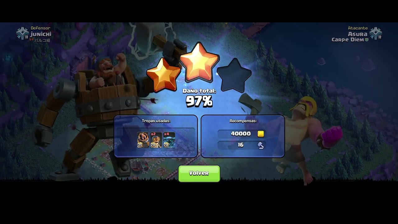 Battling in the second village