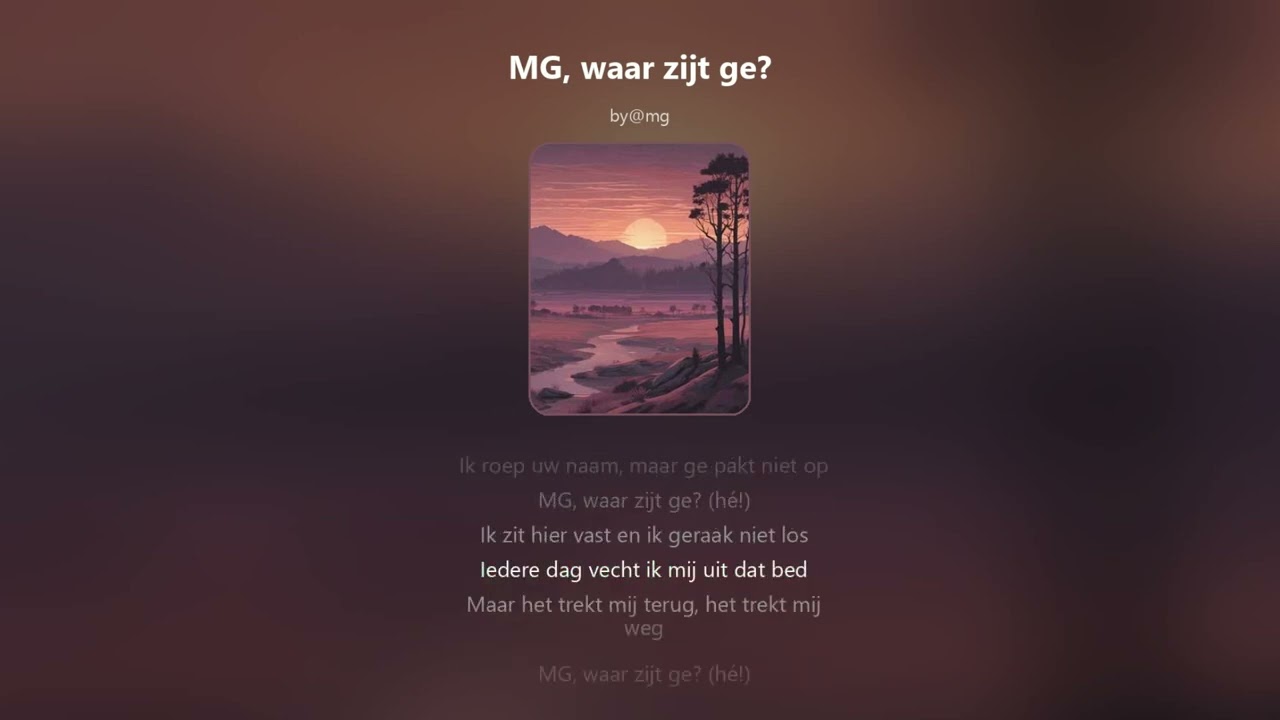 Waar Zijt Ge