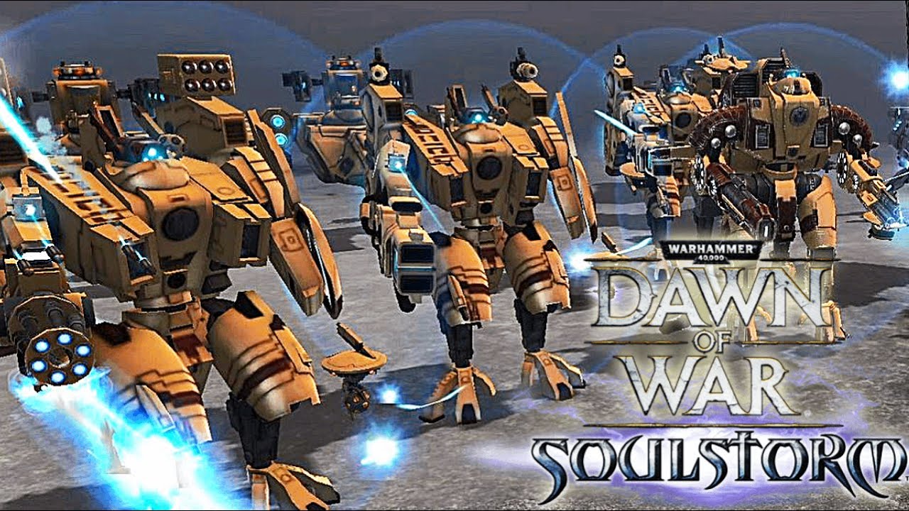 Unification Mod | TAU Battlesuits vs Orks! - Survival Map, Warhammer 40.000 Dawn of War: Soulstorm