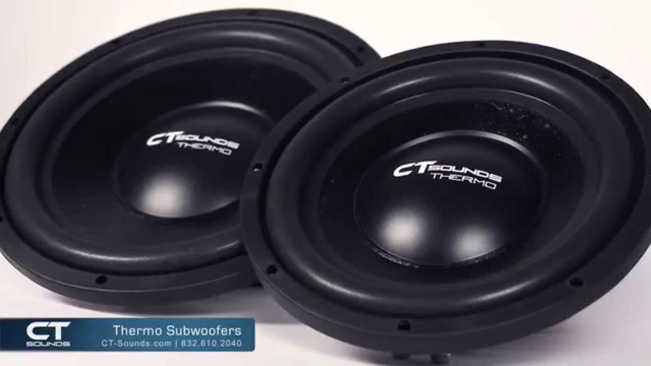 CT Sounds Thermo Shallow Mount Subwoofers | Product Overview