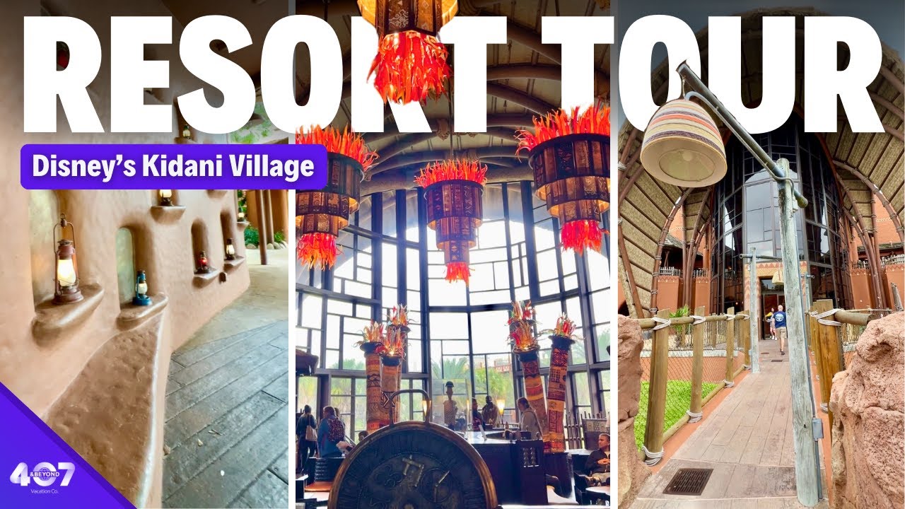 Disney's Animal Kingdom Lodge — тур по курорту Kidani Village | Walt Disney World Resorts