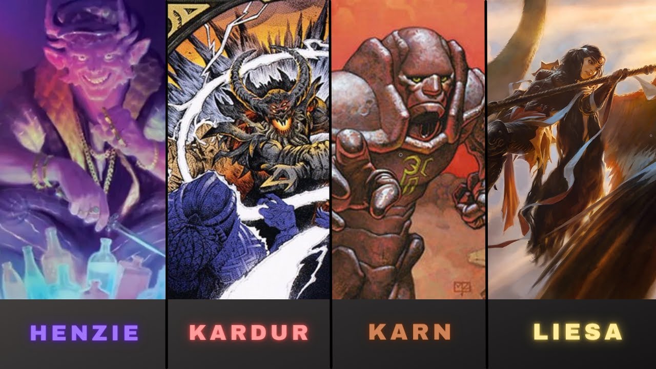 Henzie vs Kardur vs Karn vs Liesa | EDH/Commander Gameplay #6