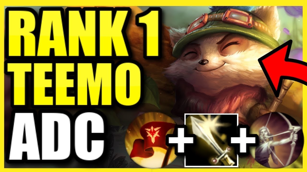 THIS *SECRET* TEEMO ADC BUILD DESTROYS CHALLENGER PLAYERS! | RANK 1 TEEMO ADC